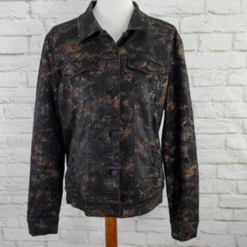 Liverpool Jeans Company Denim Coat Boxy Womens XL